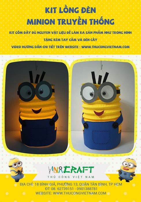 Kit lồng đèn Minion truyền thống
